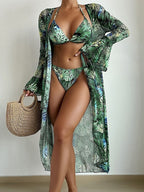 Moda Praia Conjunto Biquíni e Saída de Praia