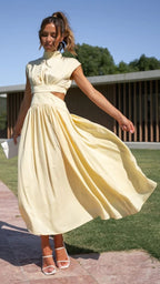 Vestido Maxi Amarelo 20
