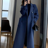 Casaco Feminino Longo de Lã Batida Zoki