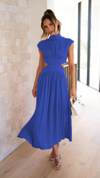 Vestido Maxi Azul 9