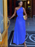 Vestido Longo Elegante Azul 6