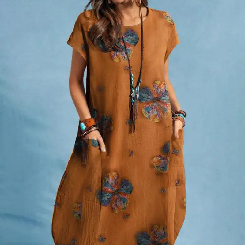 Vestido Mídi Laranja 3