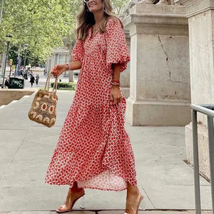 Vestido Mídi E Saia De Camadas Bolgar Vermelho / G3 64