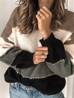 Suéter Oversized Feminino Preto 7