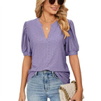 Blusa Casual Gladíolo Roxo / P 49