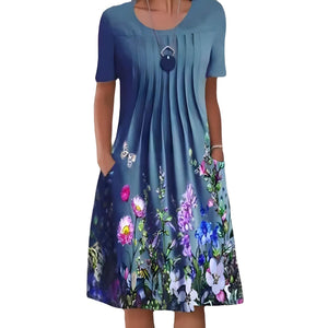 Vestido Mídi Azul 2