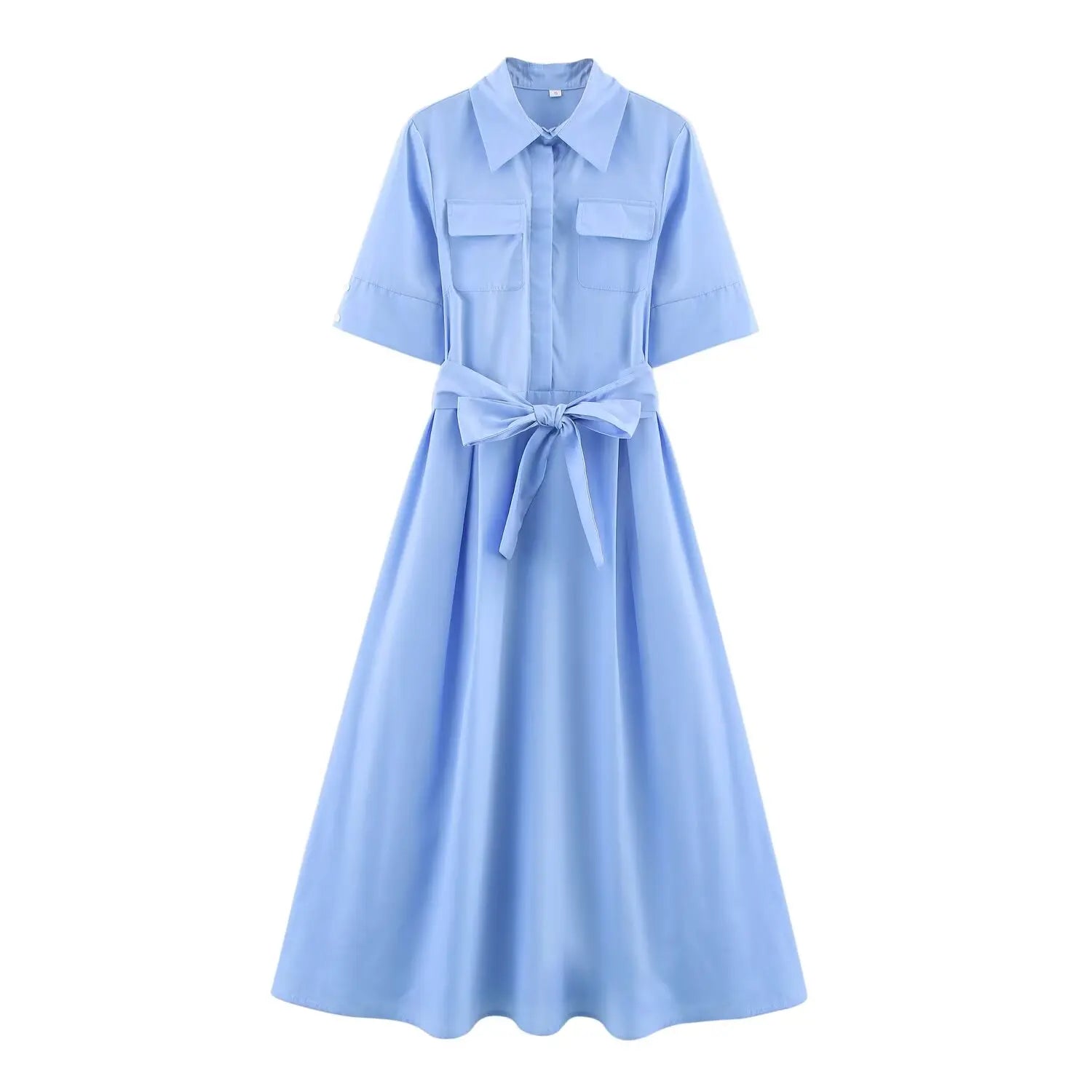 Vestido Longo Azul Claro 05