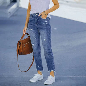 Calça Jeans Mom Azul Escuro 3