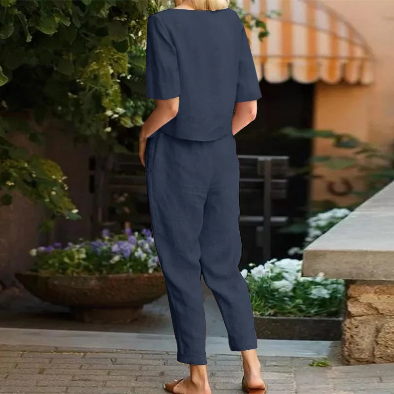 Conjunto Feminino Azul 8