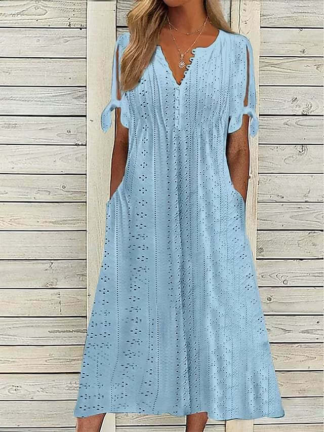Vestido Mídi de Laise Azul 3