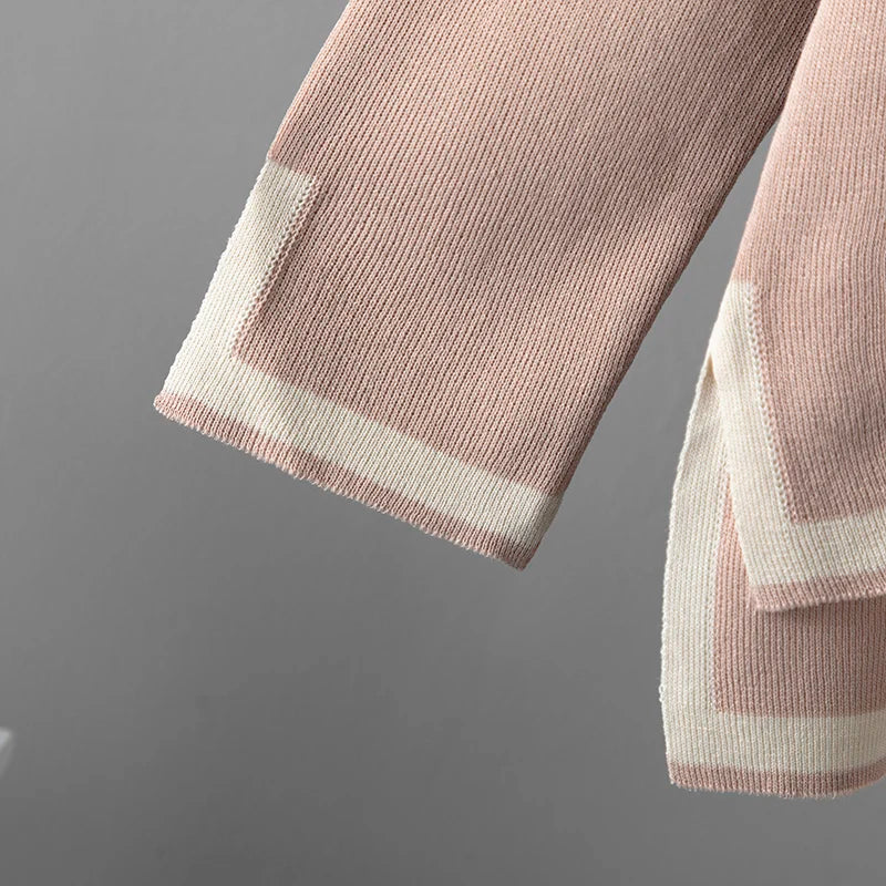 Conjunto Feminino de Malha Bege 17