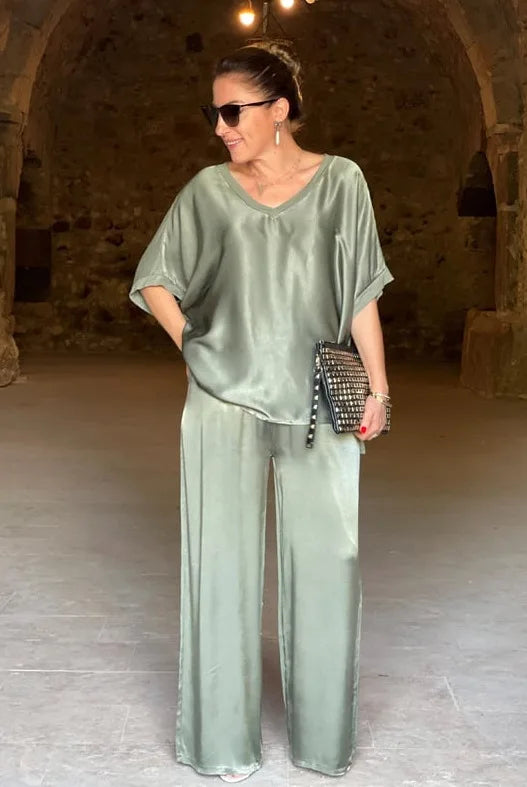 Conjunto de Cetim Roseline