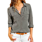 Camisa Casual Heliopsis Cinza / P 33