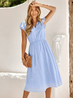 Vestido Mídi Azul 18