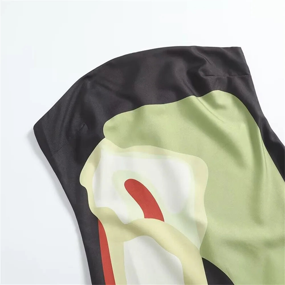 Vestido Longo Tubo Verde Menta 04