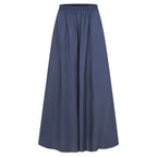 Calça Wide Leg Azul 8