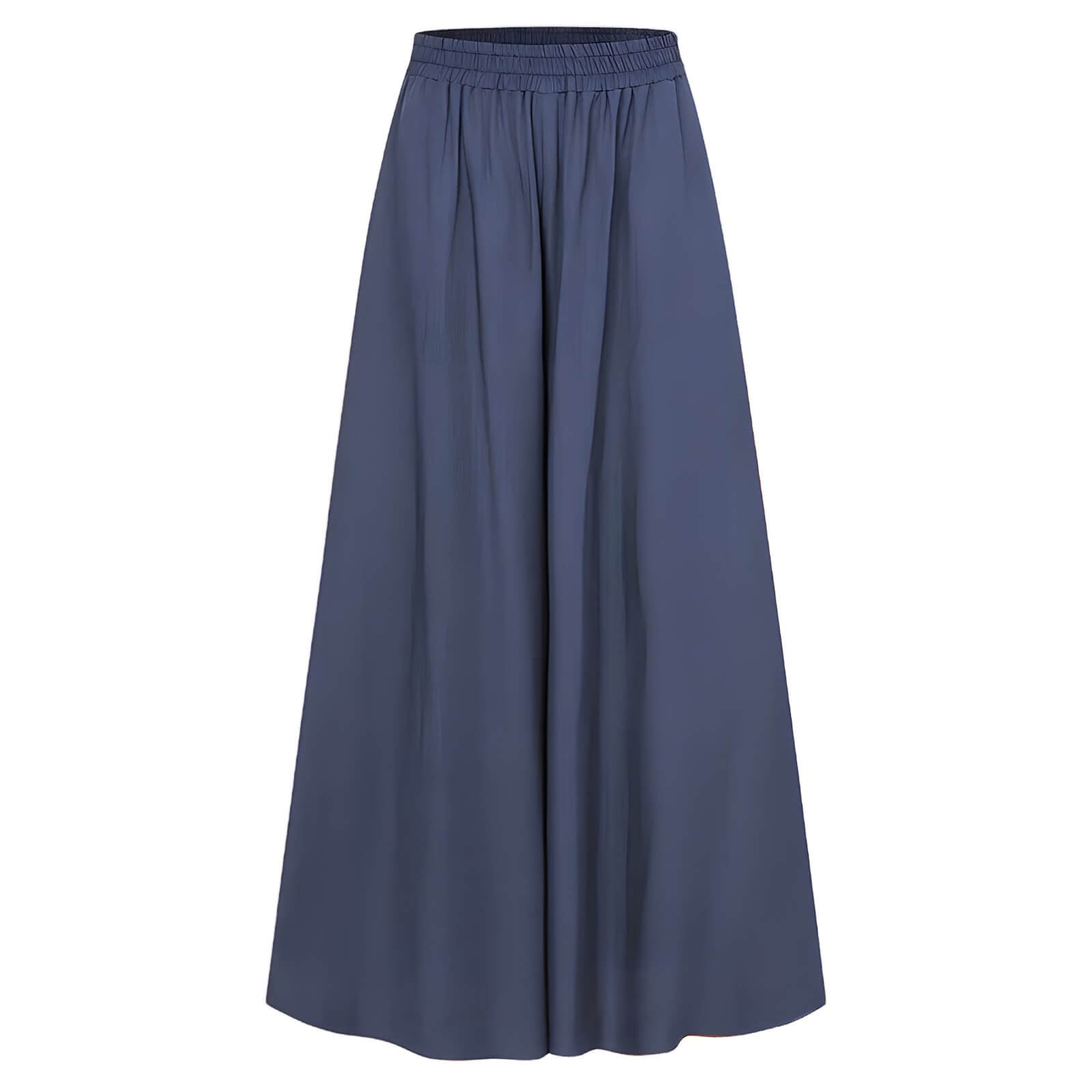 Calça Wide Leg Azul 8
