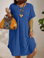 Vestido Curto Azul 04