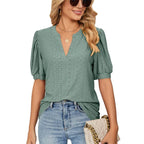 Blusa Casual Gladíolo Verde / P 49