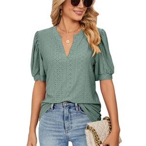 Blusa Casual Gladíolo Verde / P 49