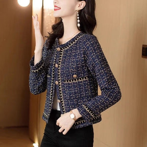 Blazer Feminino Casual Azul Marinho 4