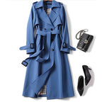 Casaco Feminino Trench Azul 9