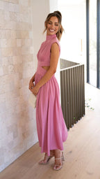 Vestido Maxi Rosa 6