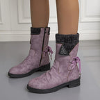 Bota Feminina de Inverno Roxo 16