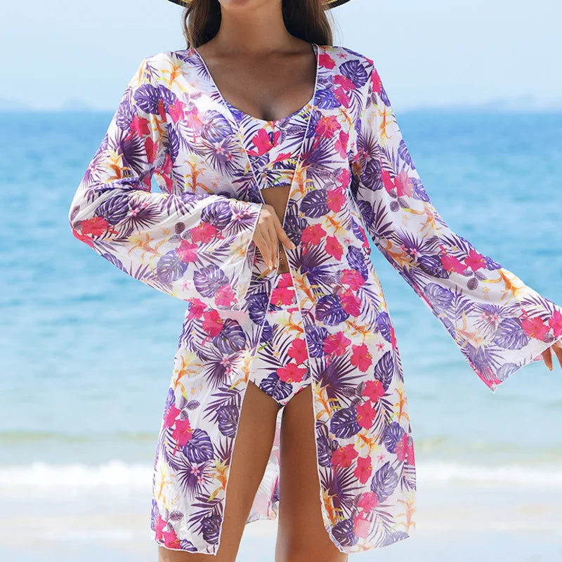 Conjunto Biquíni e Saída de Praia Rosa Claro 03