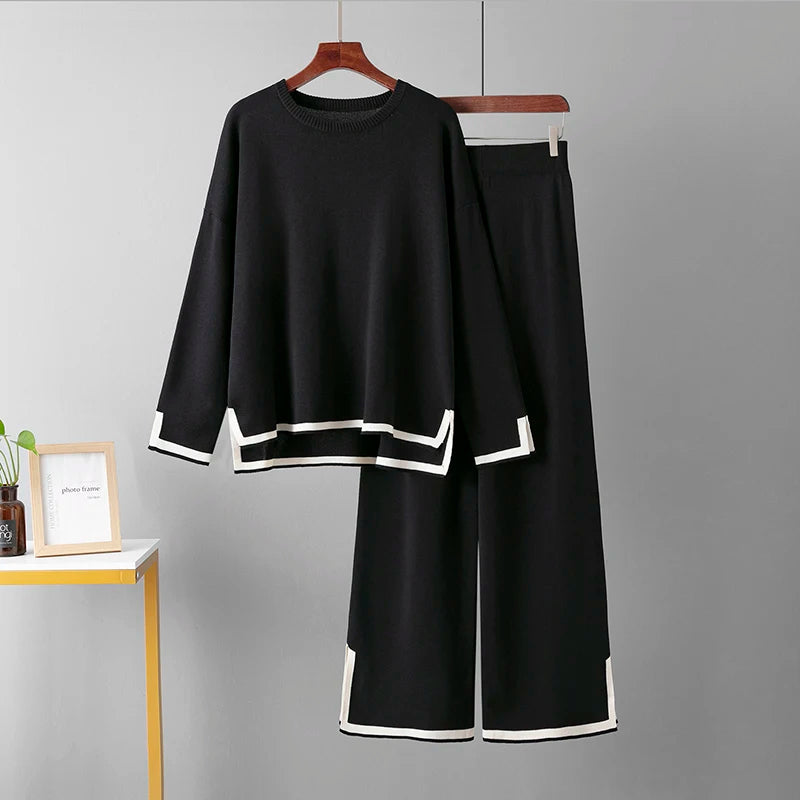 Conjunto Feminino de Malha Preto 14