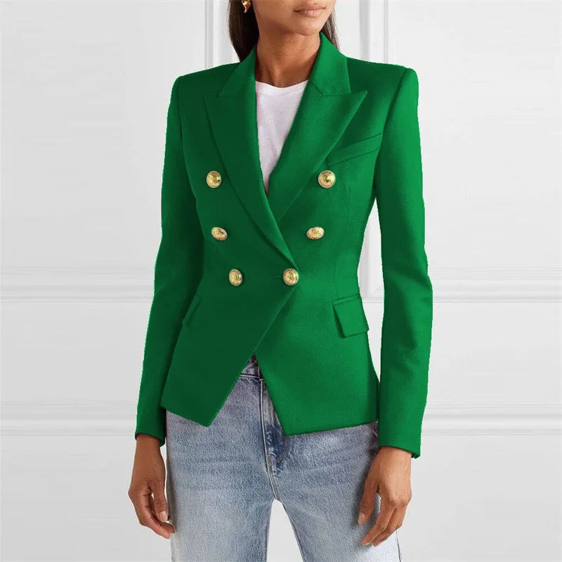 Blazer Feminino Casual Verde 09
