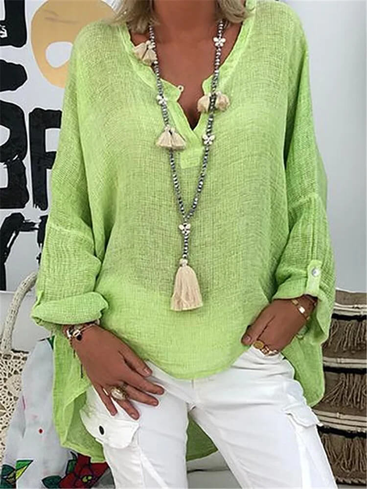 Blusa de Linho Verde 6