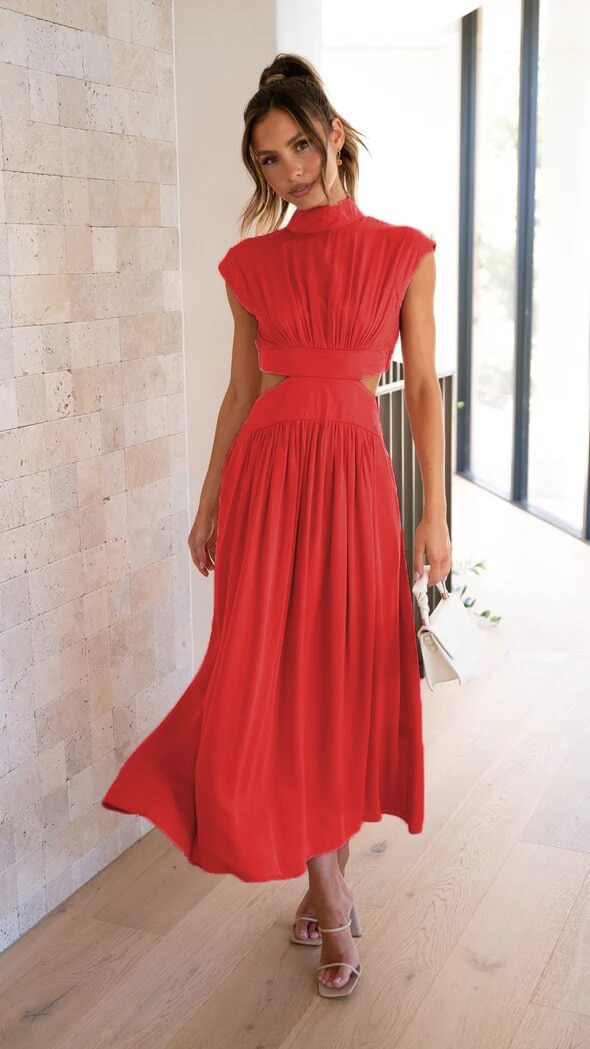 Vestido Maxi Vermelho 10