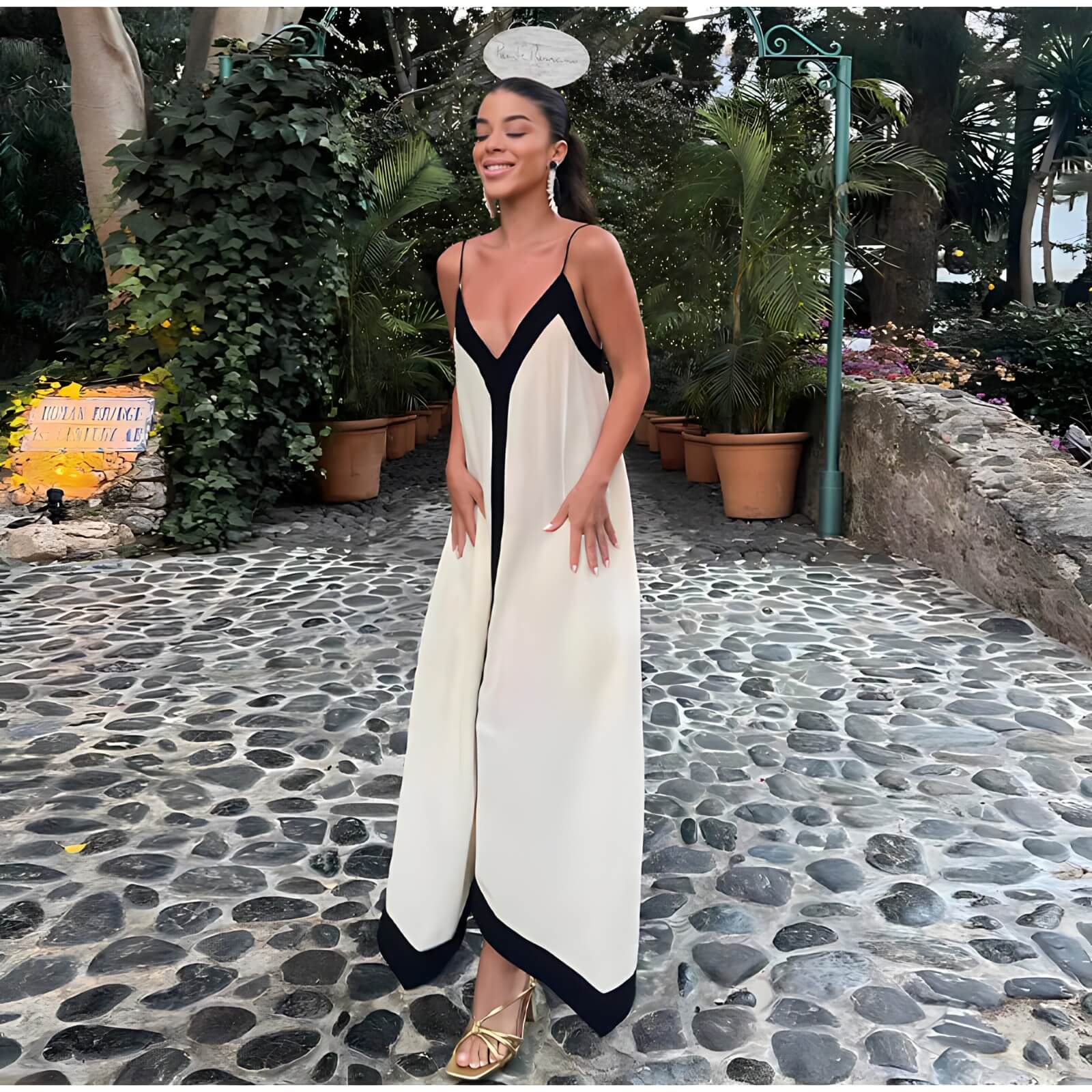 Vestido Longo Bege 5