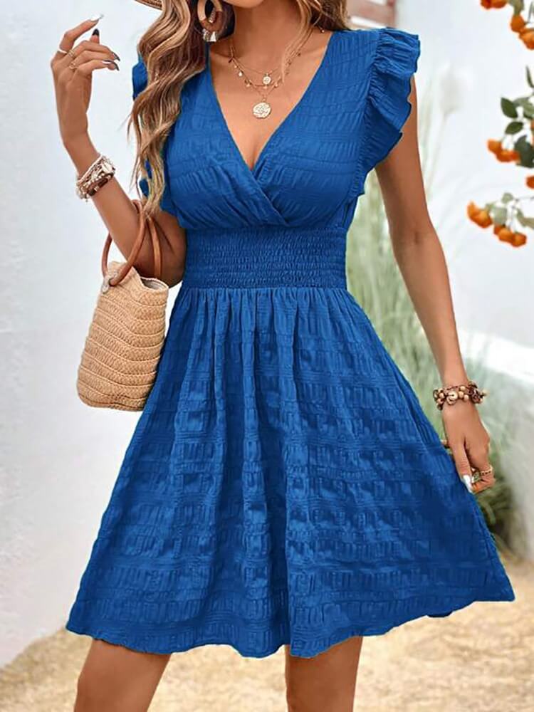 Vestido Curto Azul 5