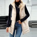 Colete Feminino Forrado Bege 1