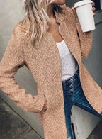 Casaco Feminino Longo Cáqui 2