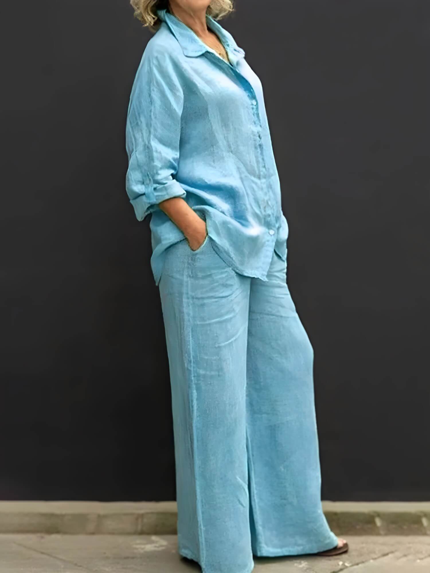 Conjunto Feminino Azul 5