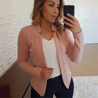 Blazer Feminino Ponto Aberto Rosa 03