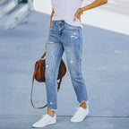 Calça Jeans Mom Azul 5