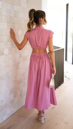 Vestido Maxi Rosa 7