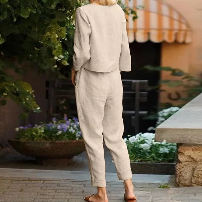 Conjunto Feminino Bege 4