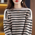 Suéter Feminino Casual Bege 6