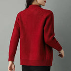 Cardigan Feminino Trançado Vermelho 4