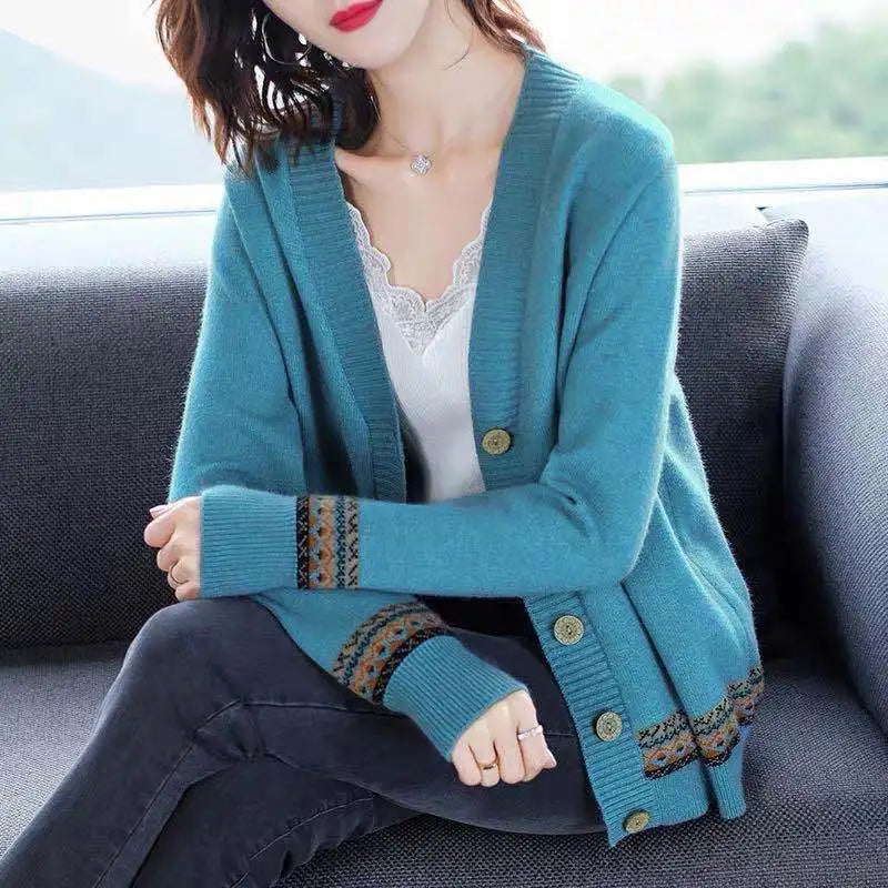 Cardigan Feminino com Botões Verde 2