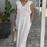 Vestido Midi de Linho Zorane