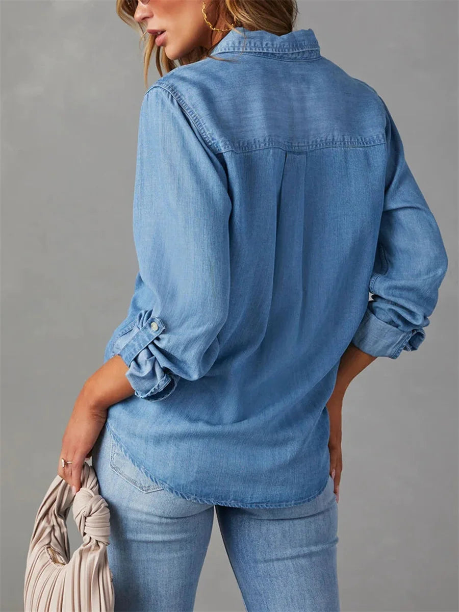 Camisa Denim Azul 02