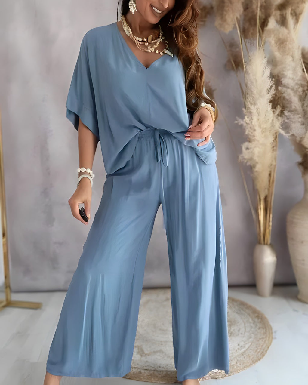 Conjunto Feminino Azul 3