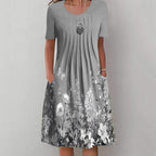 Vestido Mídi Cinza 5