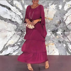 Vestido Longo de Chiffon Roxo 1